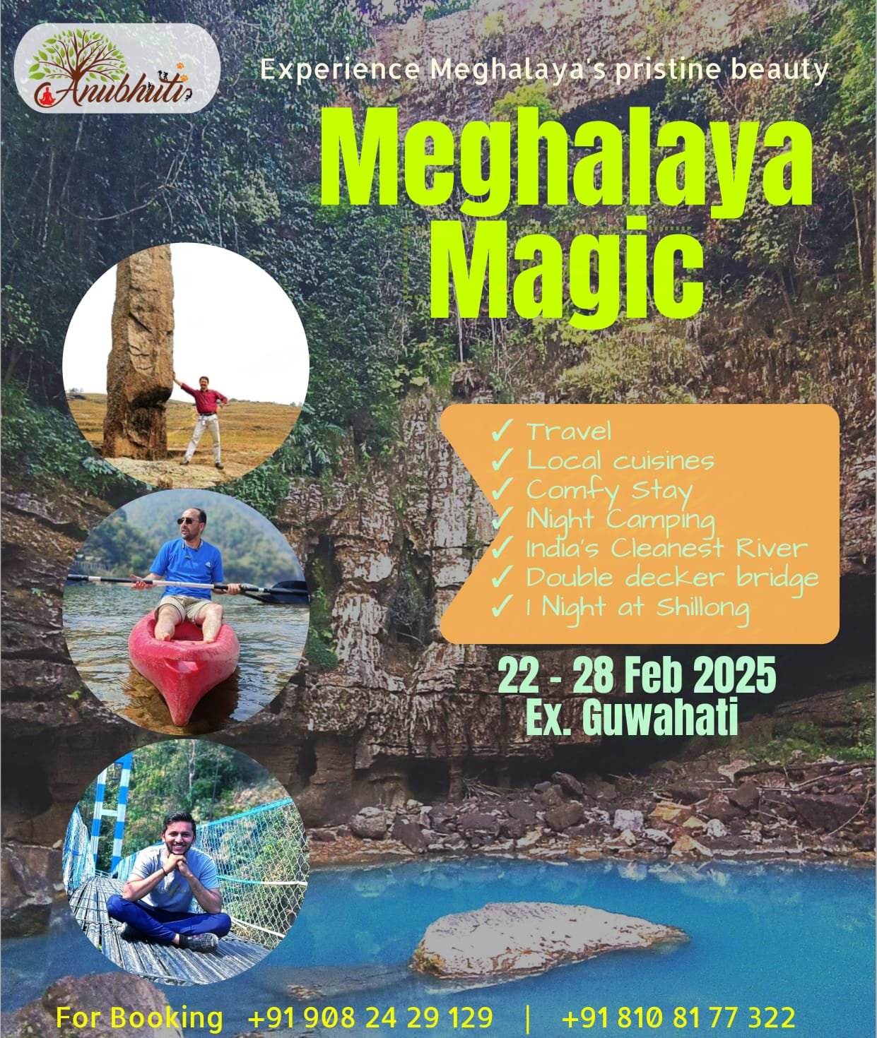 Meghalaya Magic - Bagpacking Trip