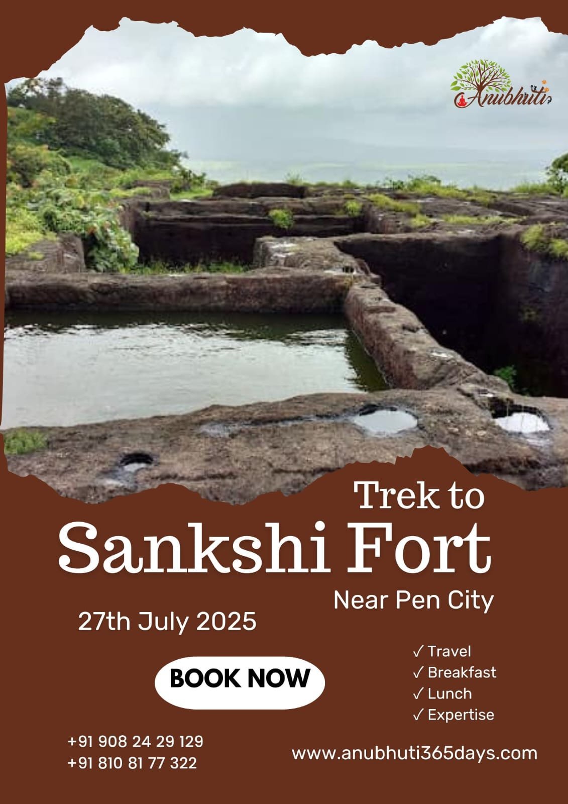 Trek to Sankshi Fort - a hidden gem waiting to be explored!